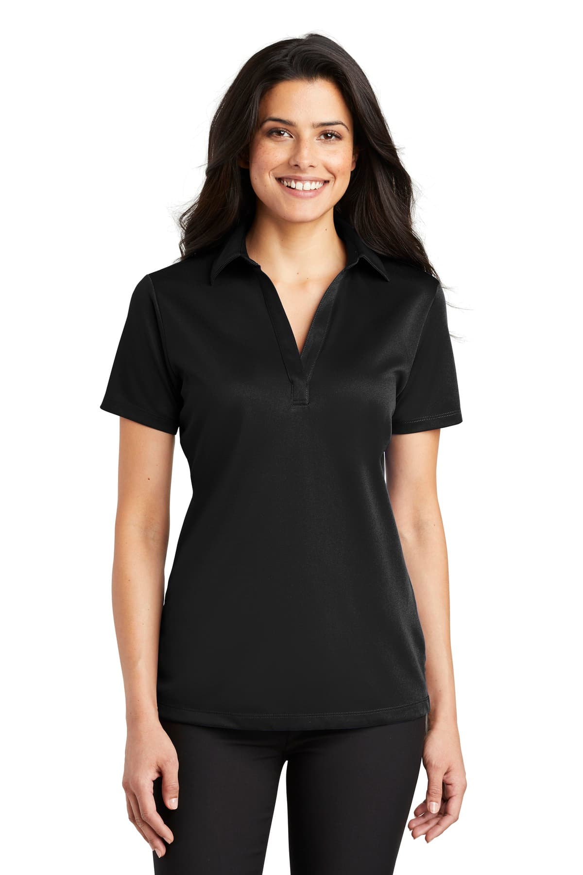 Port Authority ® Women's Silk Touch™ Performance Polo.