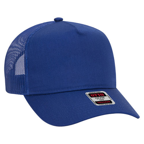 Custom Printed 5 Panel Mid Profile Mesh Back Trucker Hat