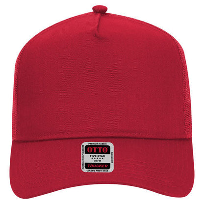 Youth 5 Panel Mid Profile Mesh Back Trucker Hat