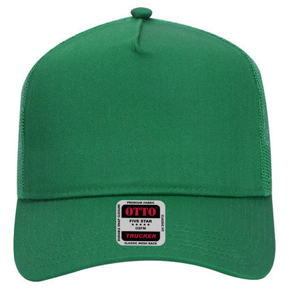 Youth 5 Panel Mid Profile Mesh Back Trucker Hat