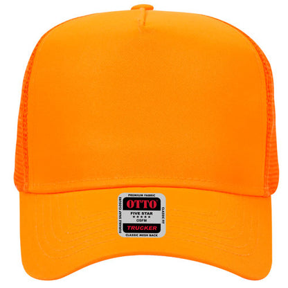 Youth 5 Panel Mid Profile Mesh Back Trucker Hat