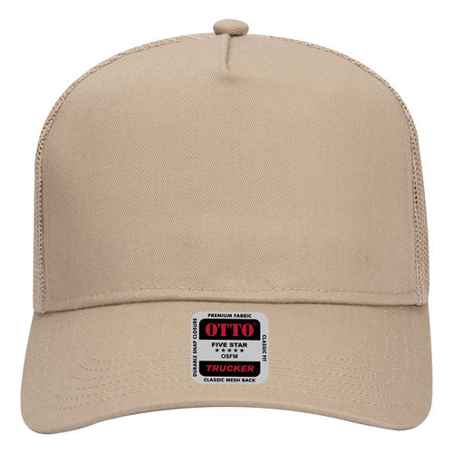 Youth 5 Panel Mid Profile Mesh Back Trucker Hat