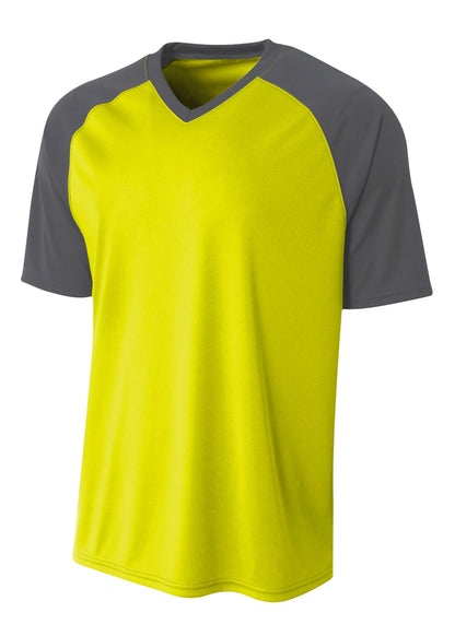 Photo of A4 JERSEYS N3373  color  SAFETY YELLOW/GRAPHITE