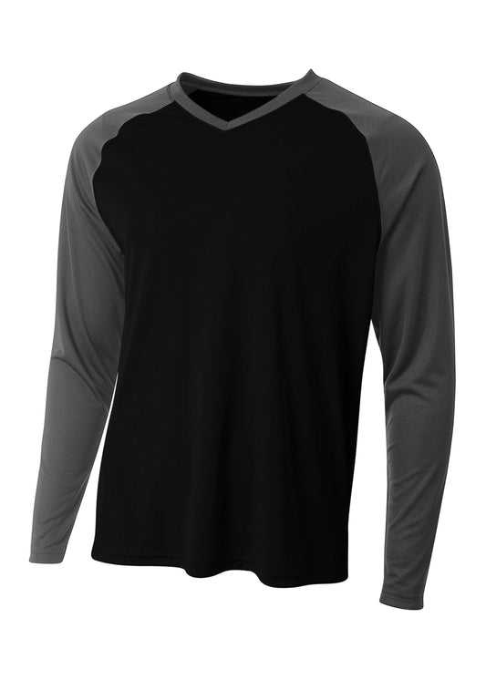 Photo of A4 JERSEYS N3374  color  BLACK/GRAPHITE