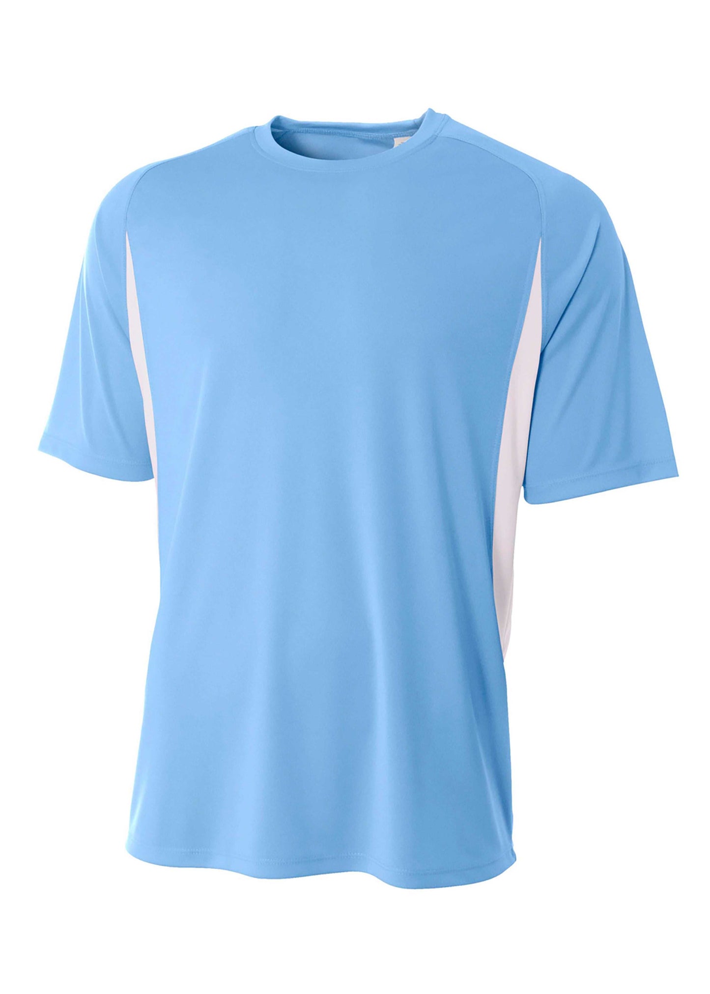 Photo of A4 SHIRTS NB3181  color  LT BLUE/WHITE