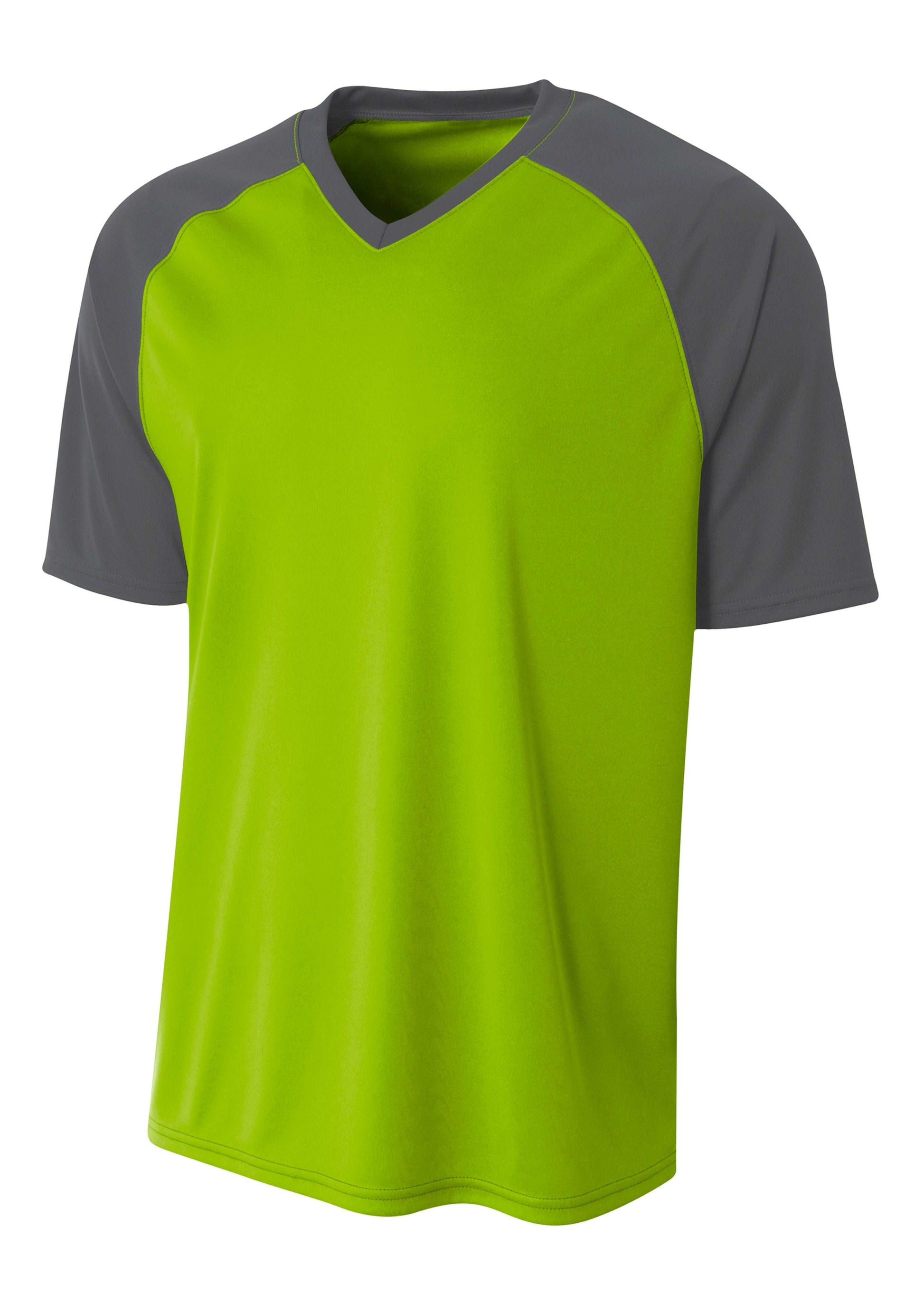 Photo of A4 JERSEYS NB3373  color  LIME/GRAPHITE