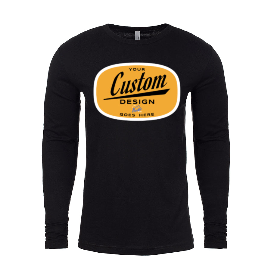 Custom Printed Long Sleeve Premium T-Shirt (Unisex) Next Level 3601 – Style