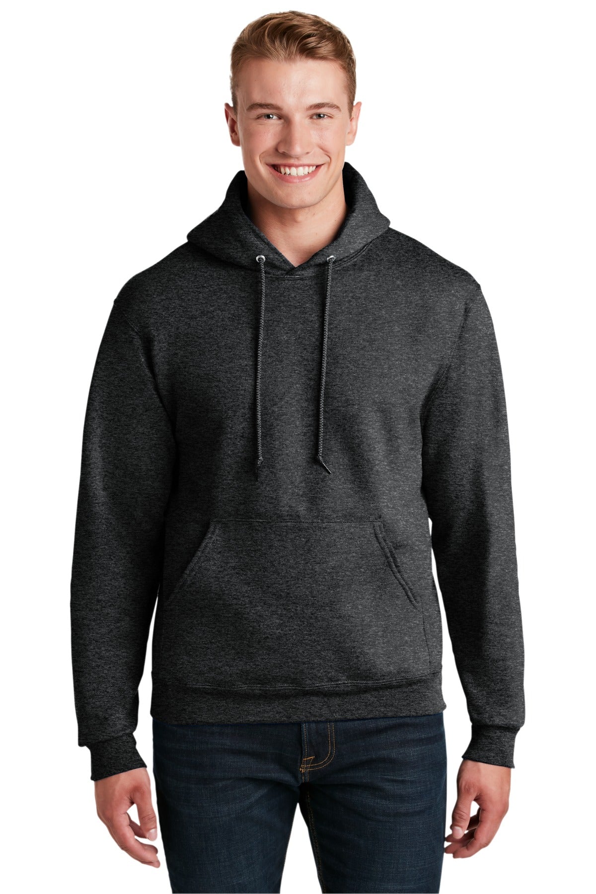 Photo of Jerzees Sweatshirts/Fleece 4997M  color  Black Heather