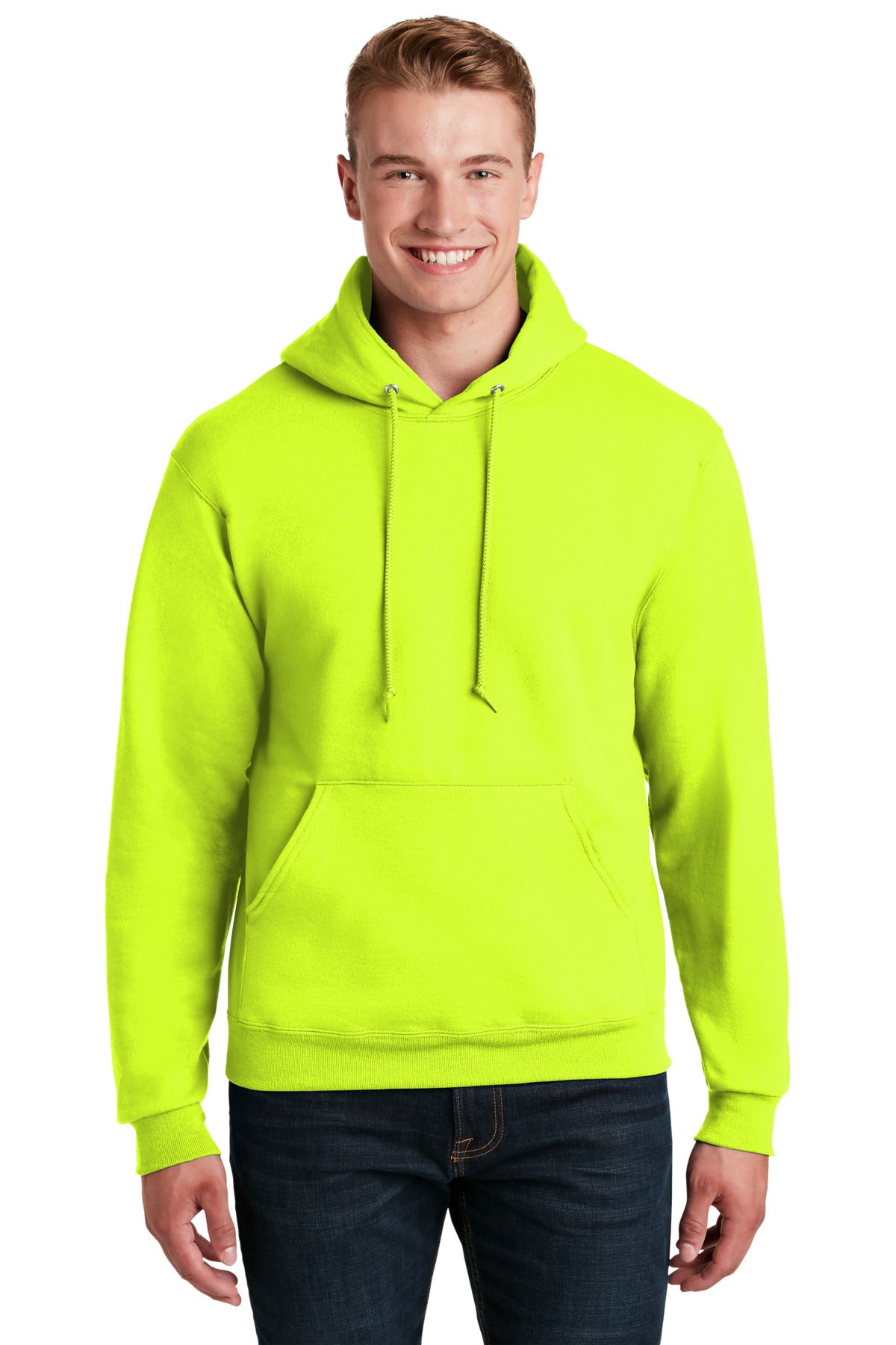 Photo of Jerzees Sweatshirts/Fleece 4997M  color  Safety Green