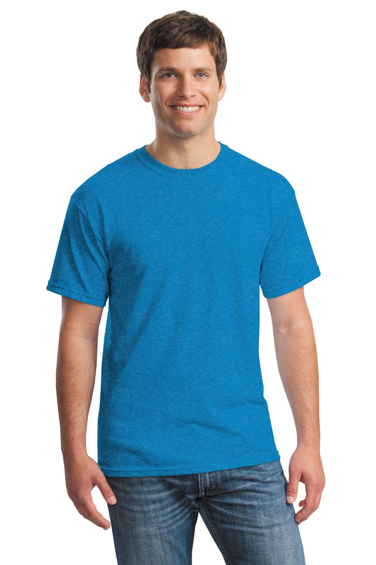 Photo of Gildan T-Shirts 5000  color  Heather Sapphire