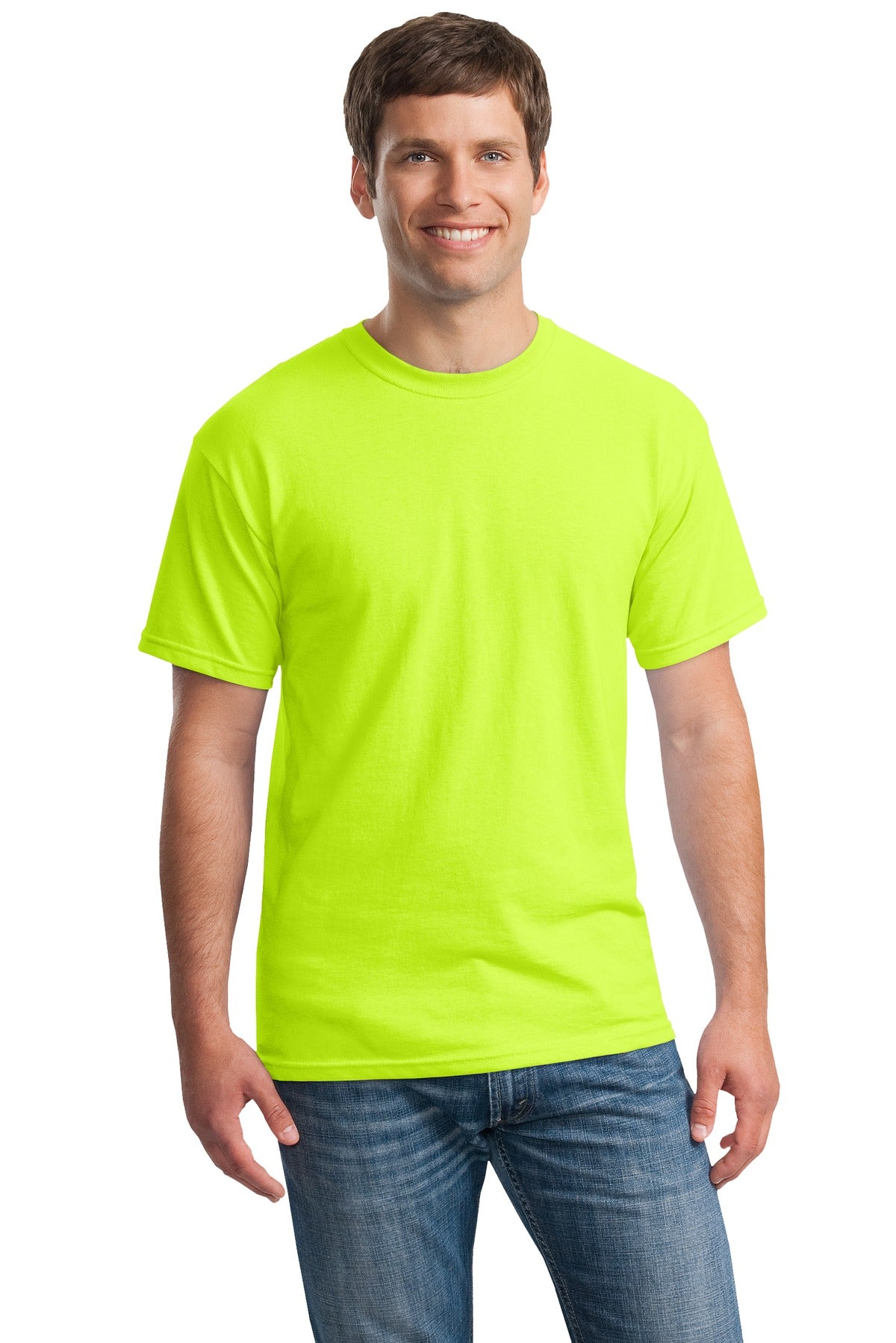 Photo of Gildan T-Shirts 5000  color  Safety Green