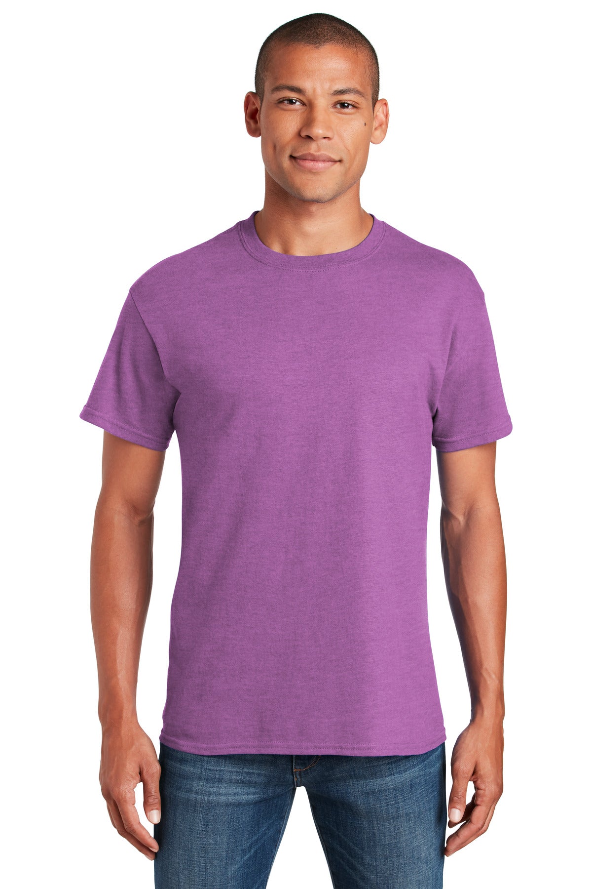 Photo of Gildan T-Shirts 5000  color  Heather Radiant Orchid