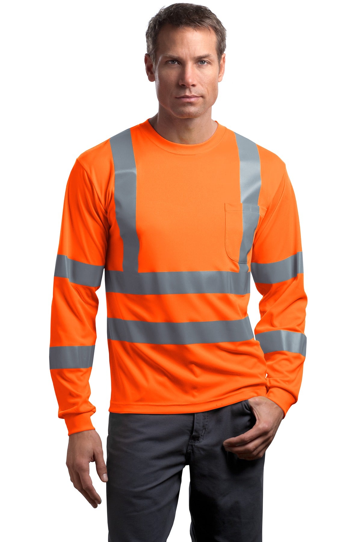 Photo of CornerStone T-Shirts CS409  color  Safety Orange