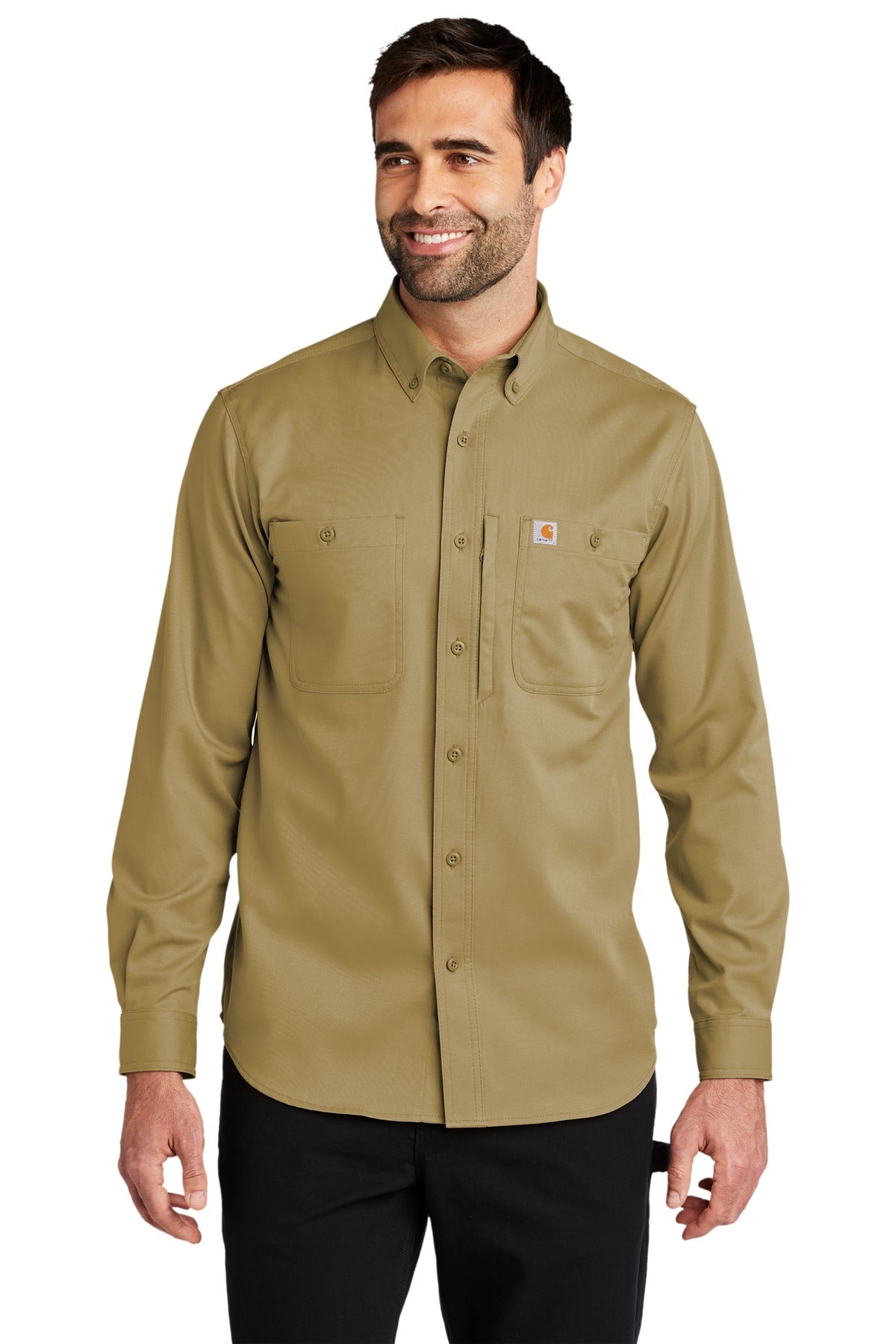 Photo of Carhartt T-Shirts CT102538  color  Dark Khaki