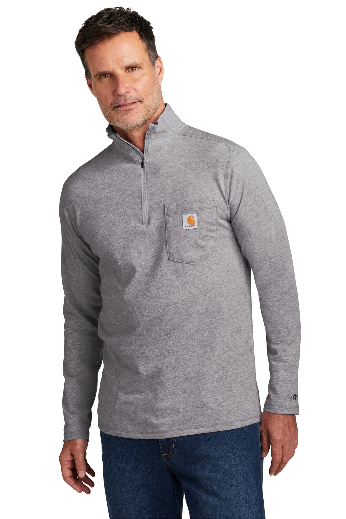 Photo of Carhartt T-Shirts CT104255  color  Heather Grey