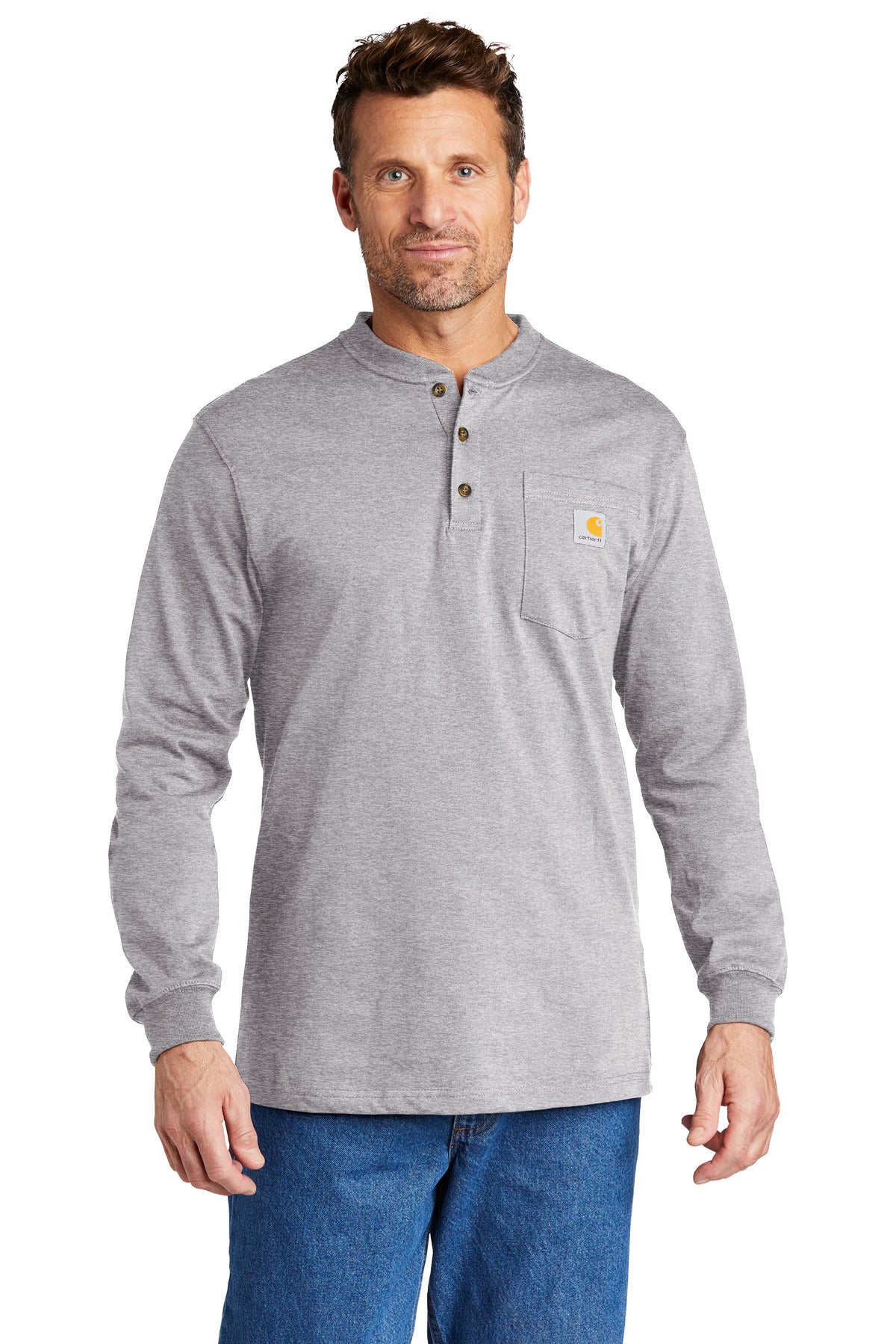 Photo of Carhartt T-Shirts CTK128  color  Heather Grey