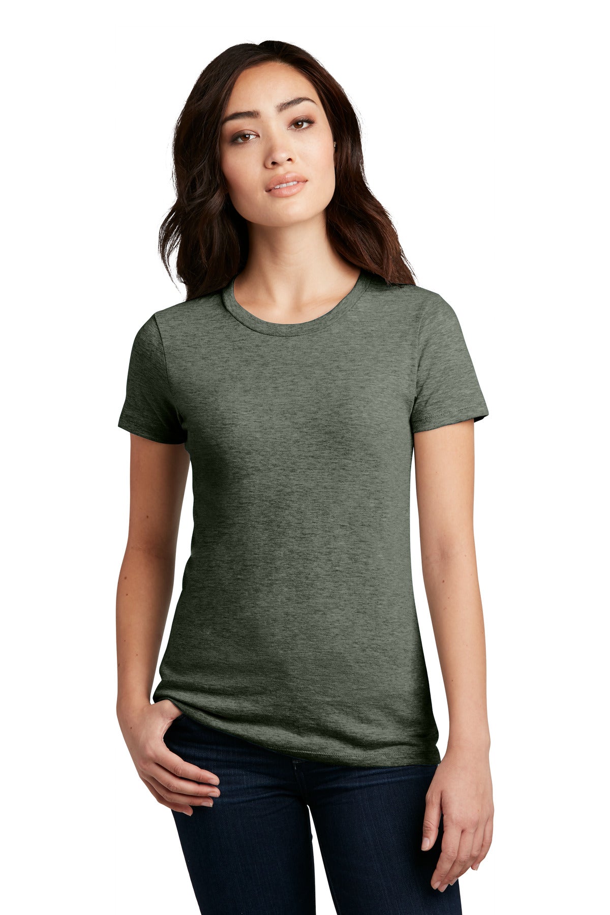 Photo of District Ladies DM108L  color  Heathered Olive