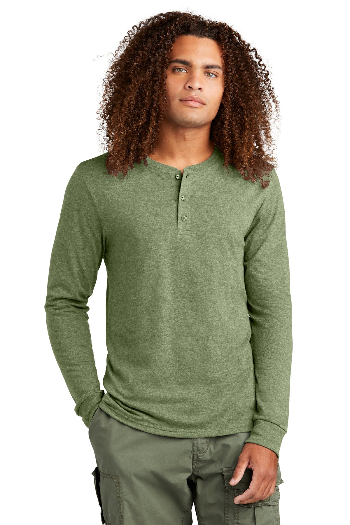 Photo of District T-Shirts DT145  color  Military Green Frost