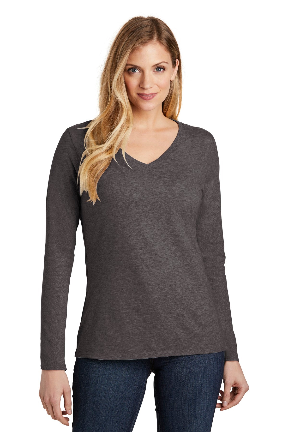 Photo of District Ladies DT6201  color  Heathered Charcoal