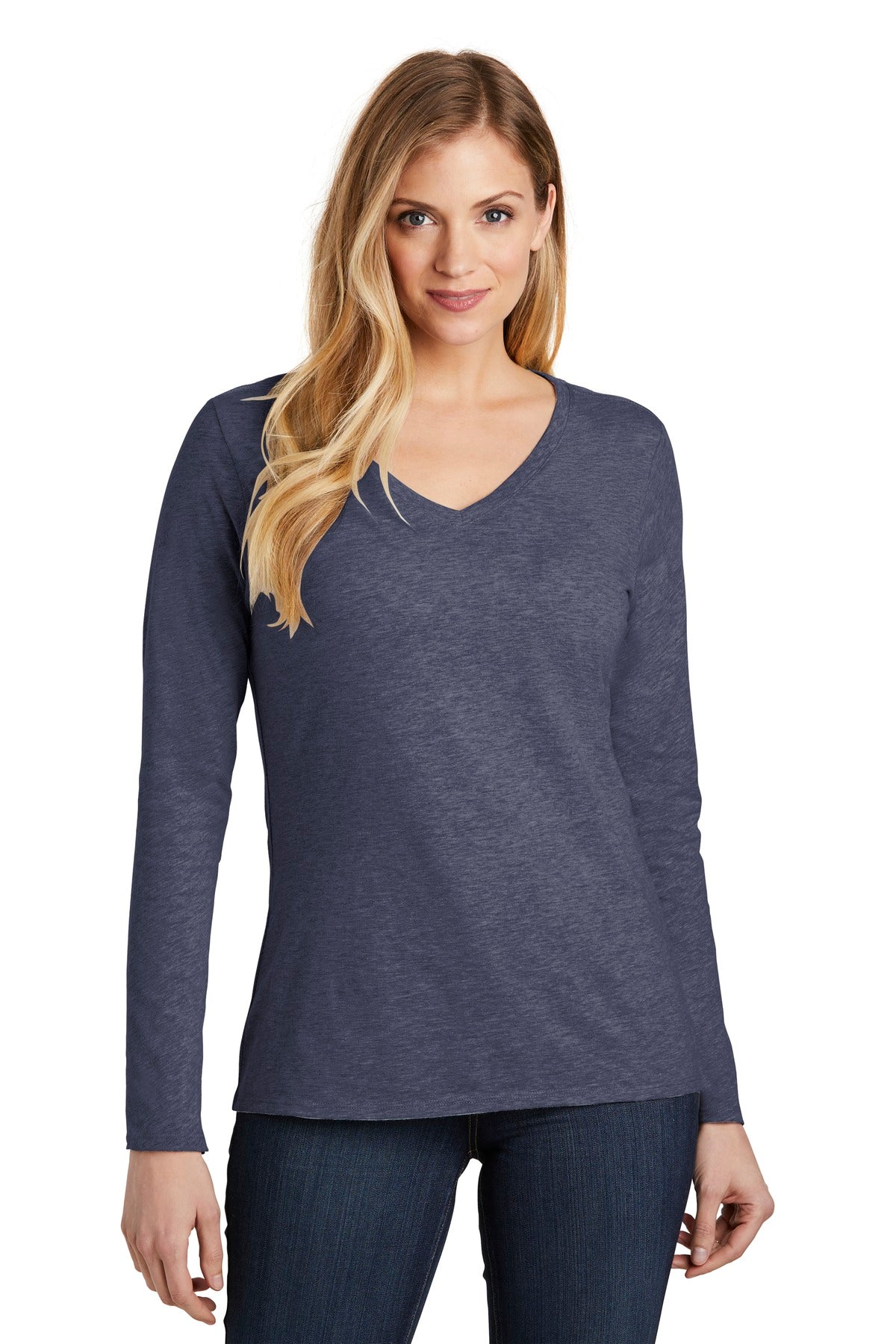 Photo of District Ladies DT6201  color  Heathered Navy