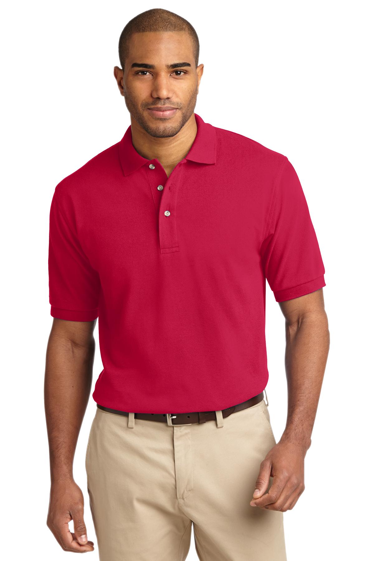 Photo of Port Authority Polos/Knits K420  color  Red