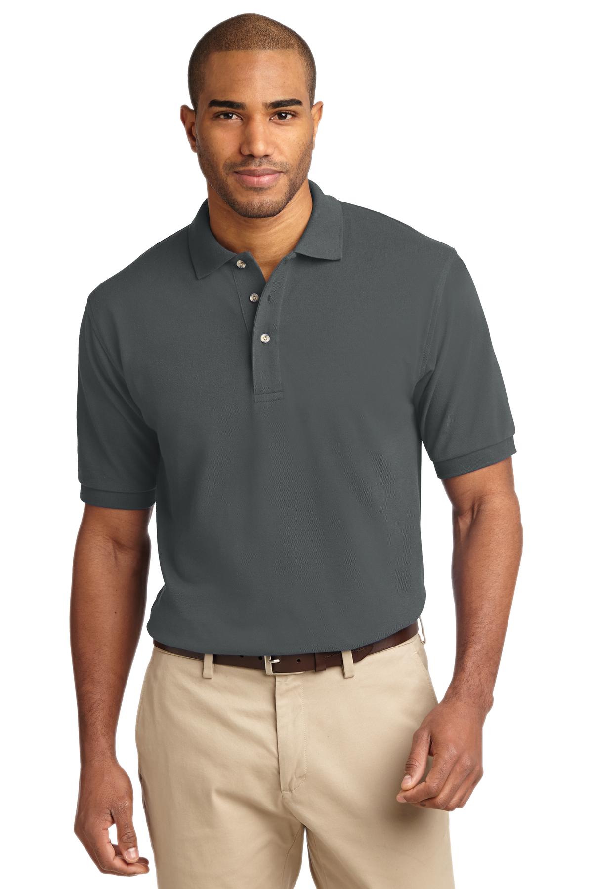 Photo of Port Authority Polos/Knits K420  color  Steel Grey
