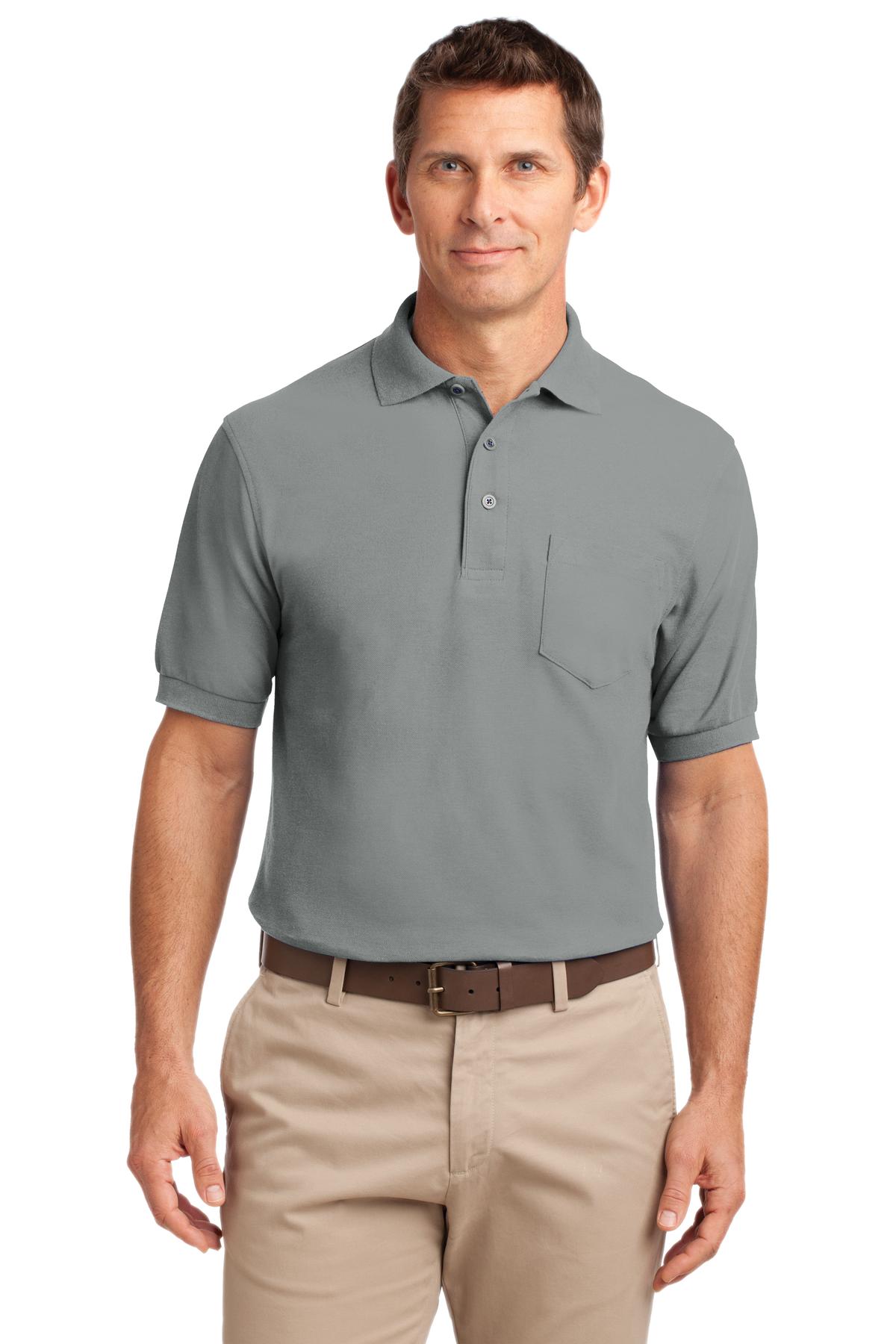 Photo of Port Authority Polos/Knits K500P  color  Cool Grey