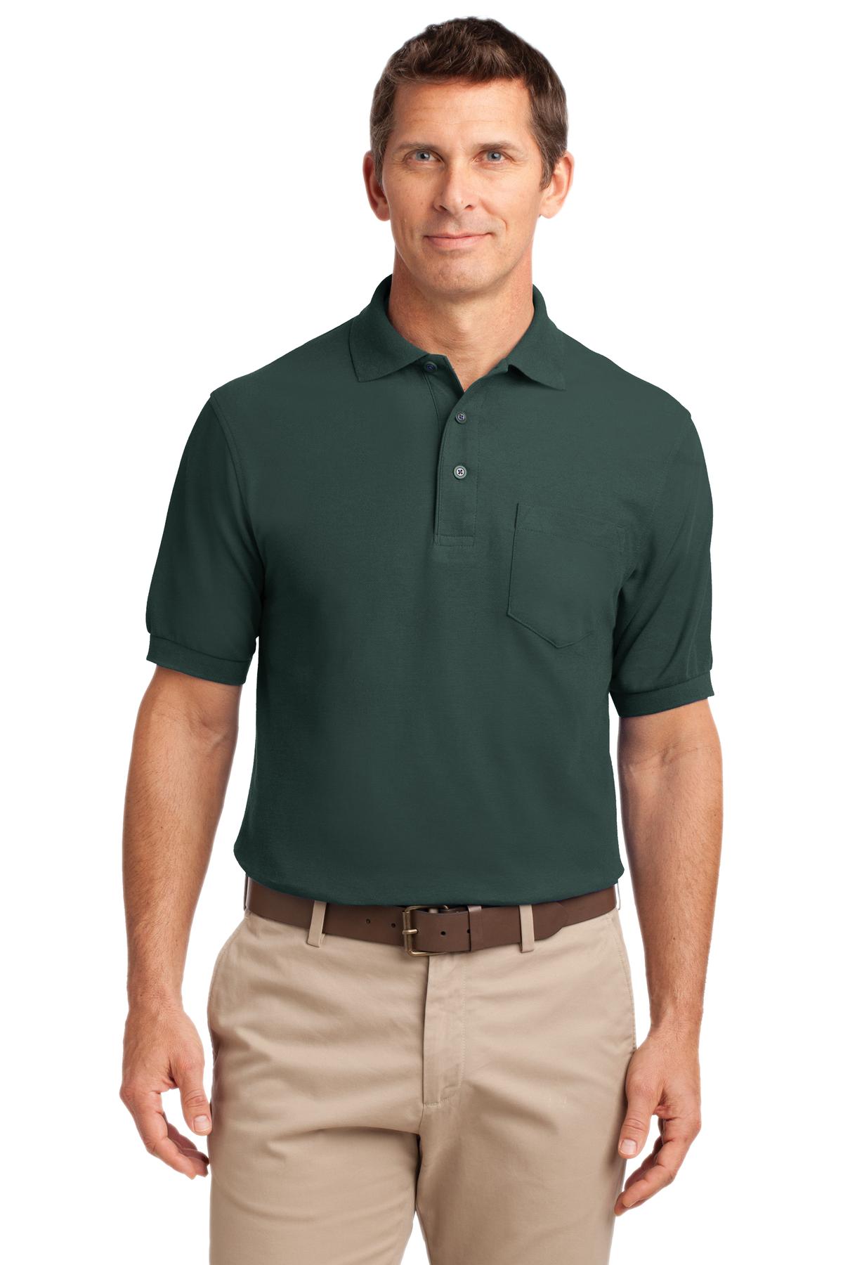 Photo of Port Authority Polos/Knits K500P  color  Dark Green