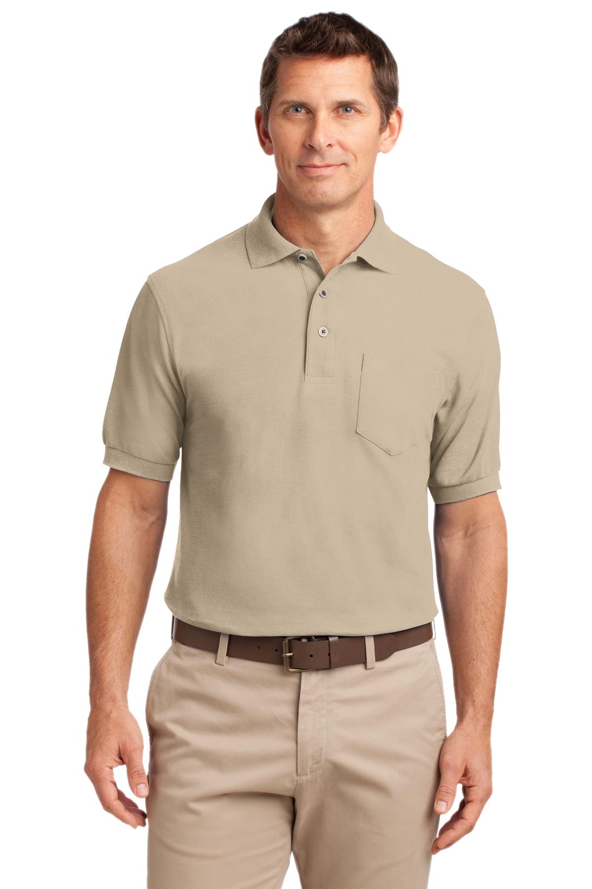 Photo of Port Authority Polos/Knits K500P  color  Stone