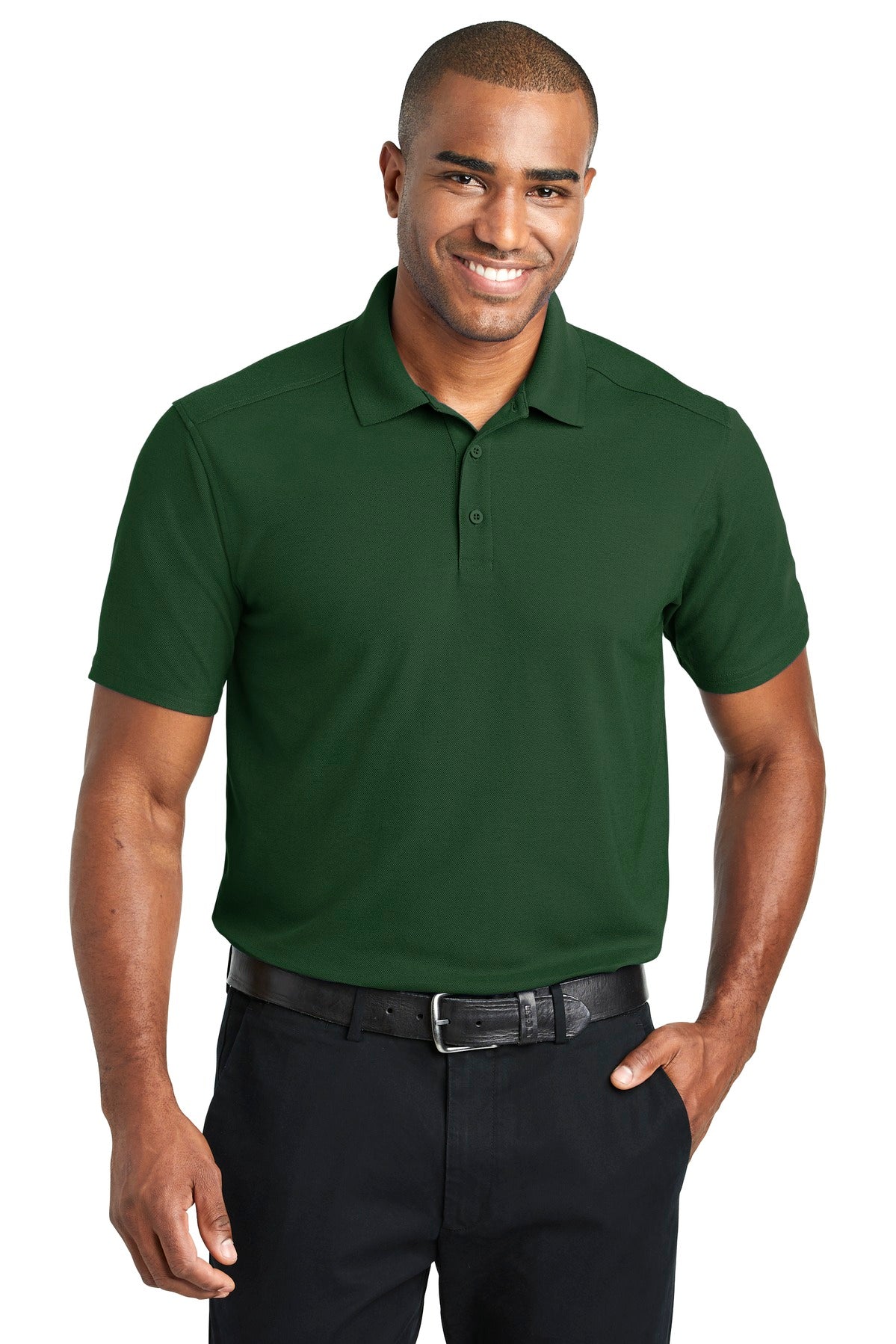 Photo of Port Authority Polos/Knits K600  color  Deep Forest Green
