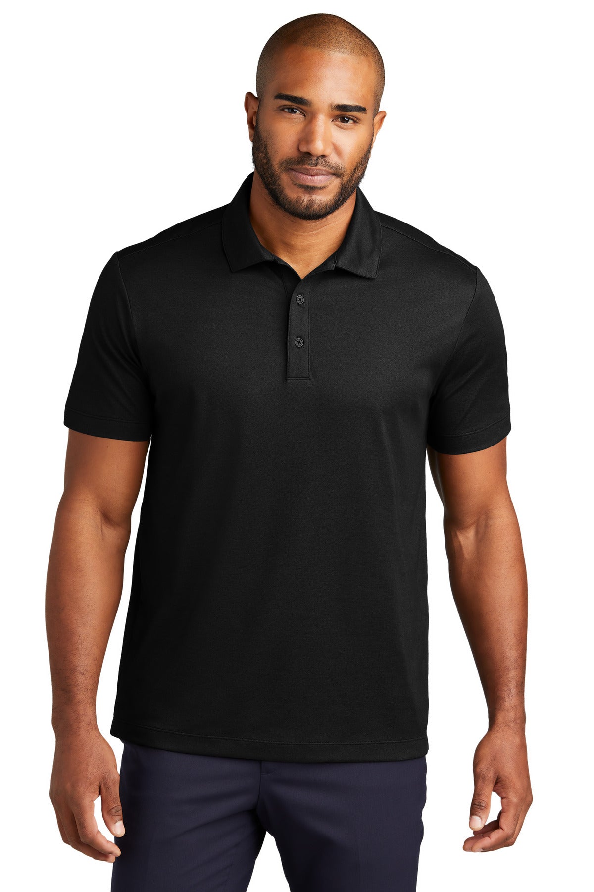 Photo of Port Authority Polos/Knits K830  color  Black Heather