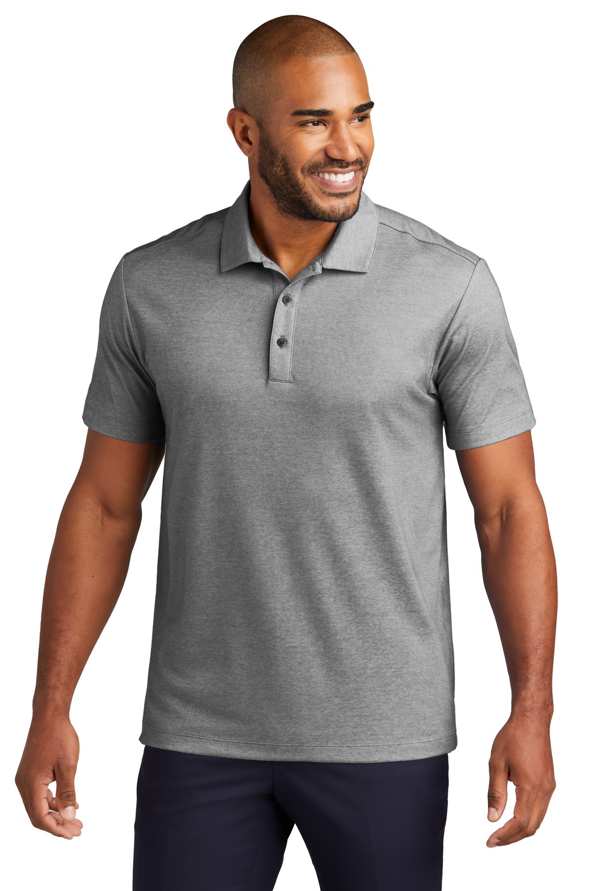 Photo of Port Authority Polos/Knits K830  color  Charcoal Heather