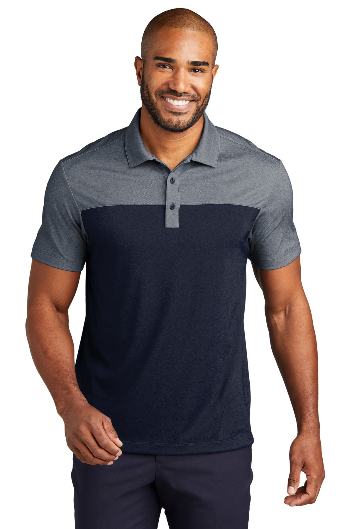 Photo of Port Authority Polos/Knits K831  color  River Blue Navy/ River Blue Navy Heather