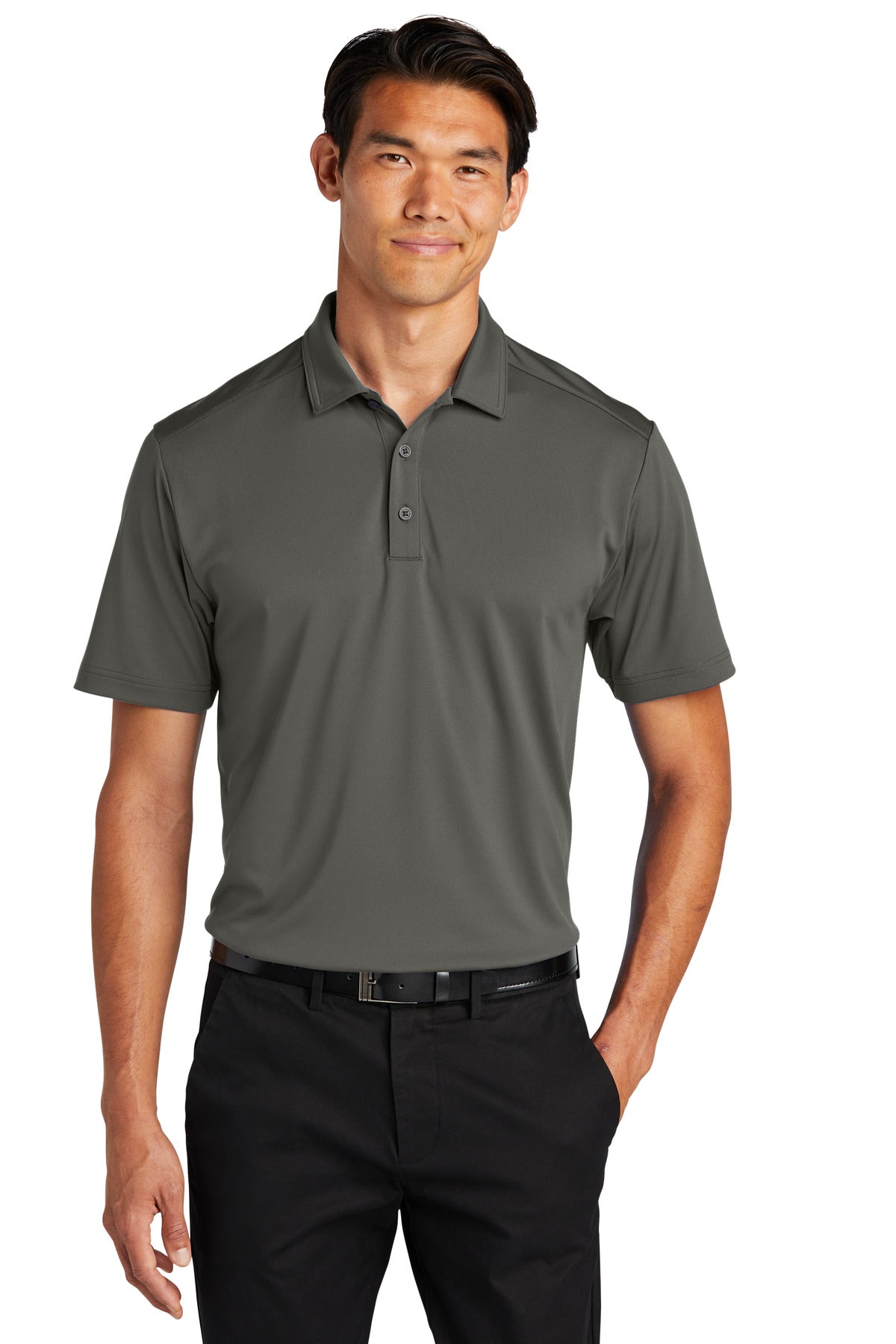 Photo of Port Authority Polos/Knits K864  color  Grey Steel