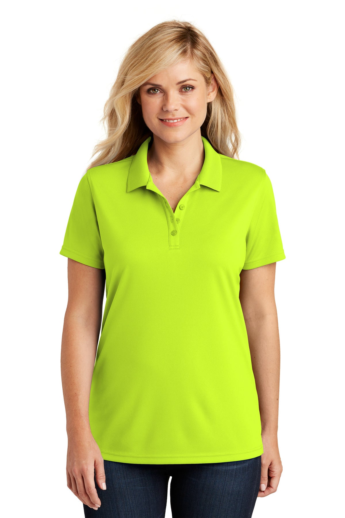 Photo of Port Authority Ladies LK110  color  Safety Yellow