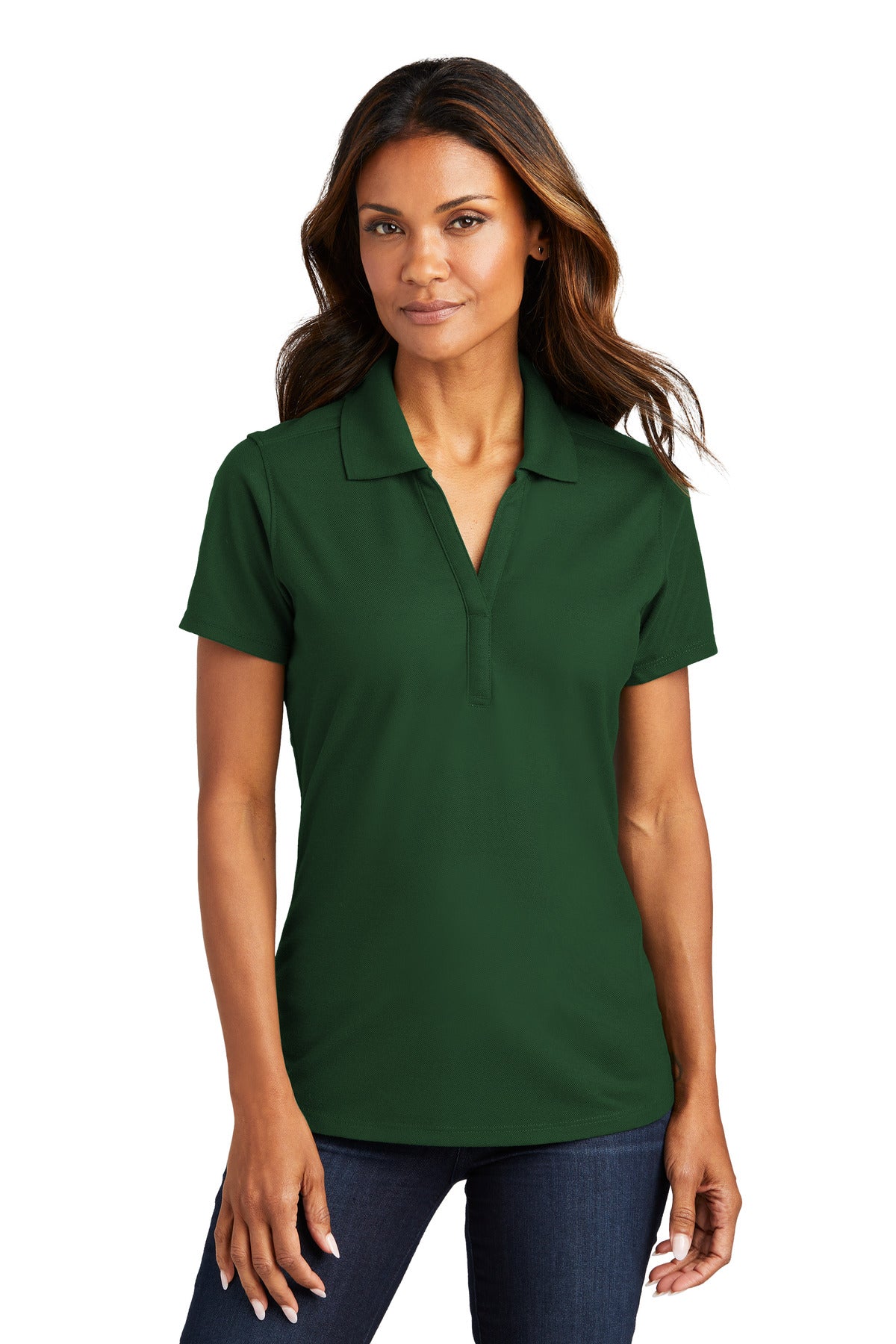 Photo of Port Authority Ladies LK600  color  Deep Forest Green