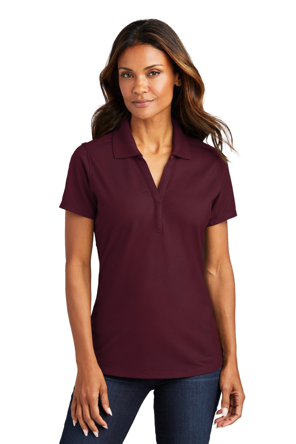 Photo of Port Authority Ladies LK600  color  Maroon