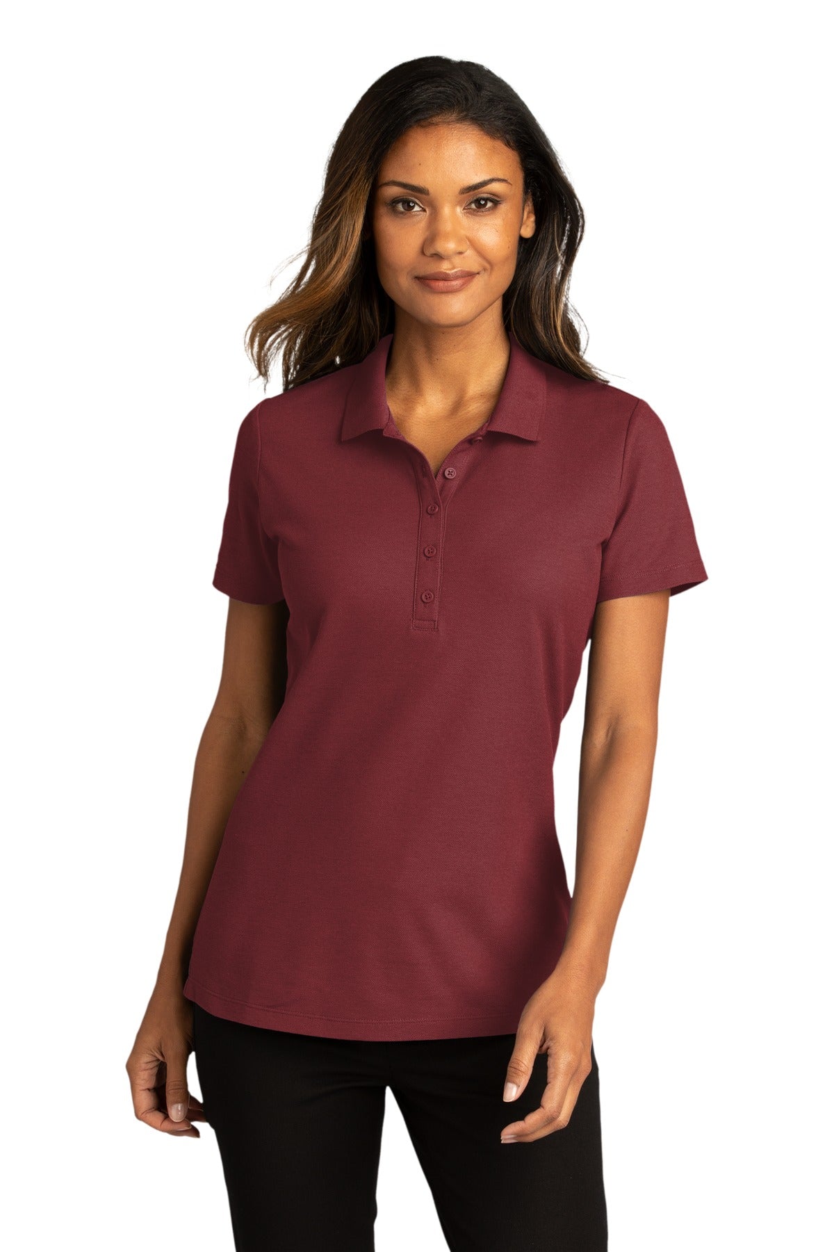 Photo of Port Authority Ladies LK810  color  Burgundy