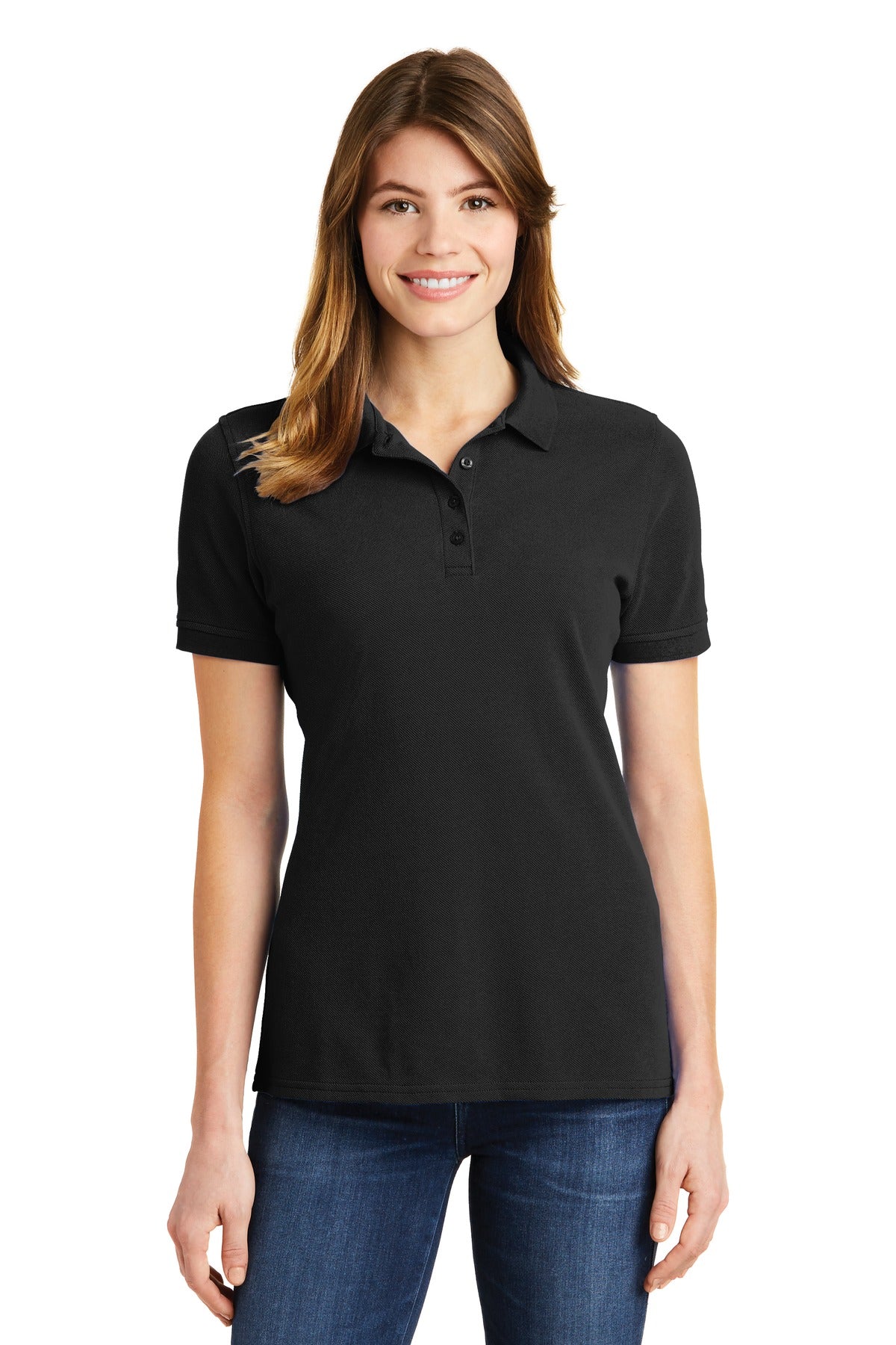 Photo of Port & Company Ladies LKP1500  color  Jet Black