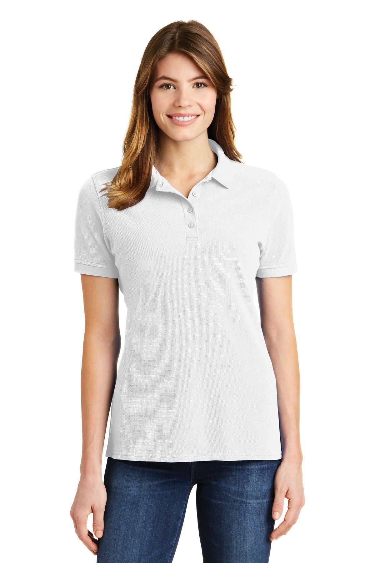 Photo of Port & Company Ladies LKP1500  color  White