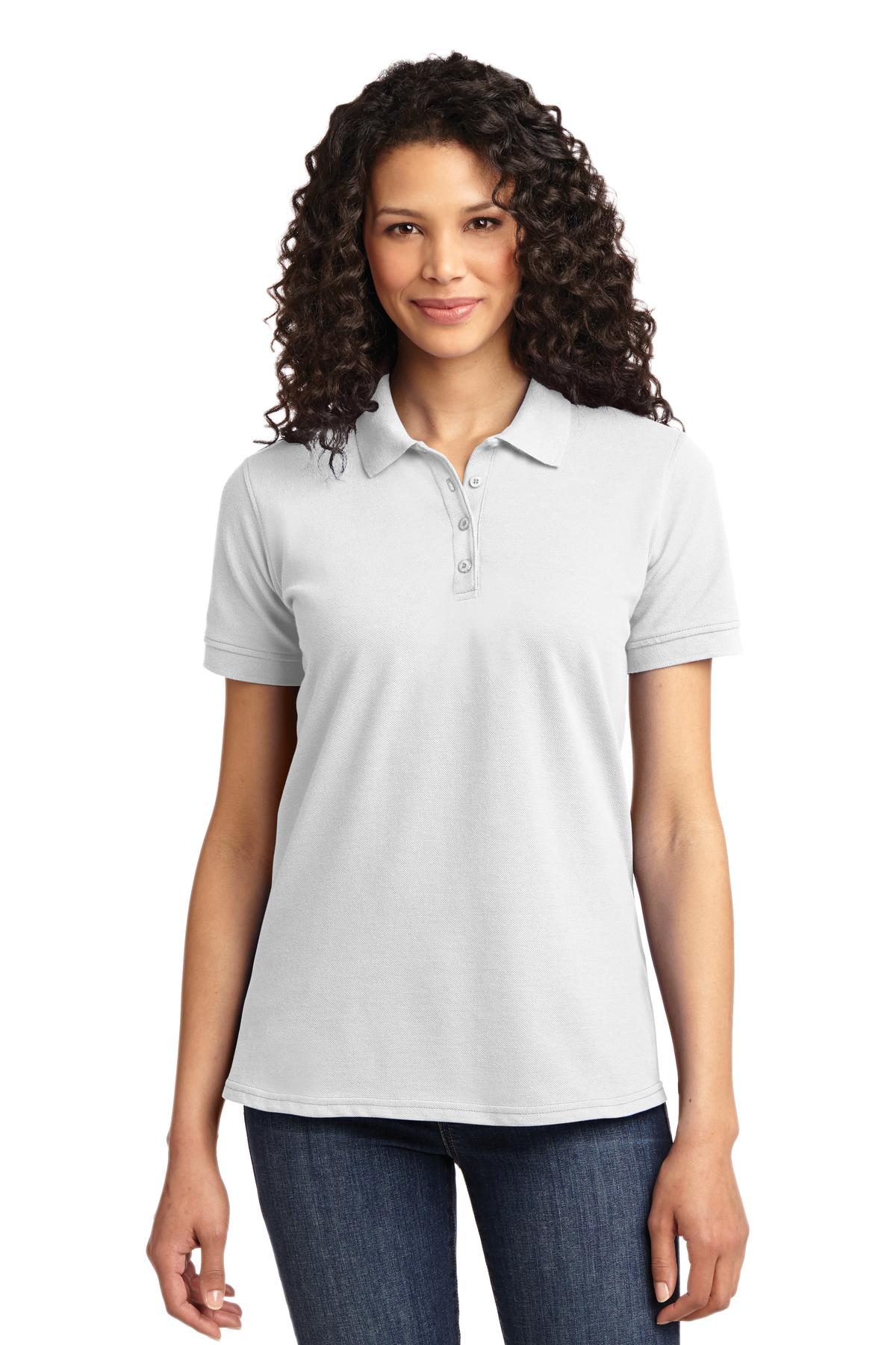 Photo of Port & Company Ladies LKP155  color  White