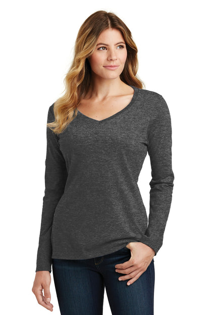 Photo of Port & Company Ladies LPC450VLS  color  Dark Heather Grey