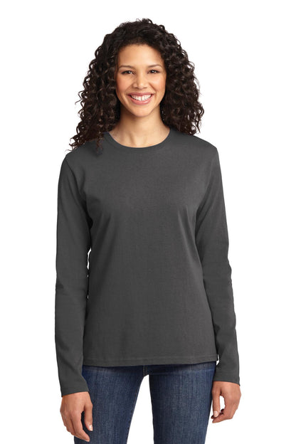 Photo of Port & Company Ladies LPC54LS  color  Charcoal