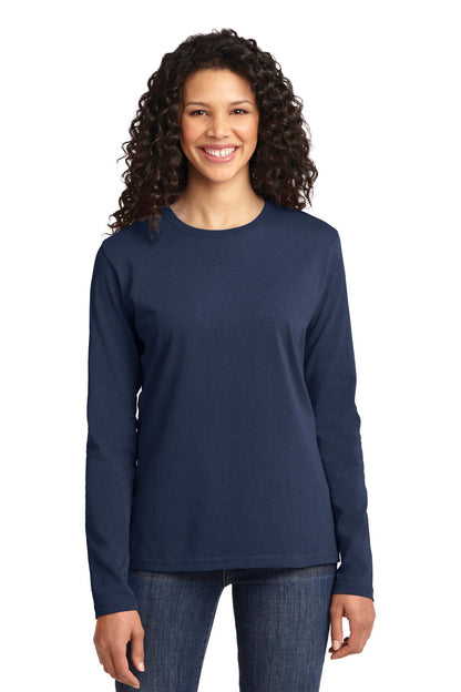 Photo of Port & Company Ladies LPC54LS  color  Navy