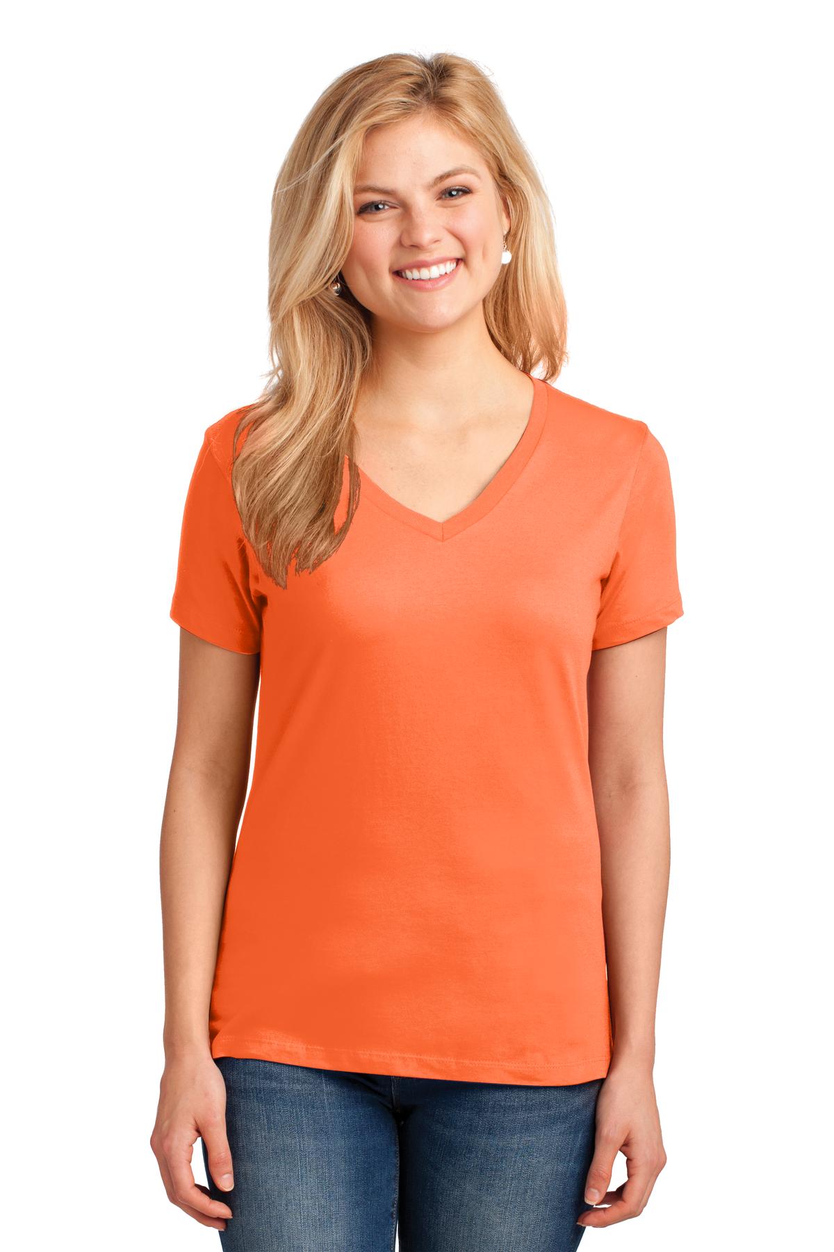 Photo of Port & Company Ladies LPC54V  color  Neon Orange