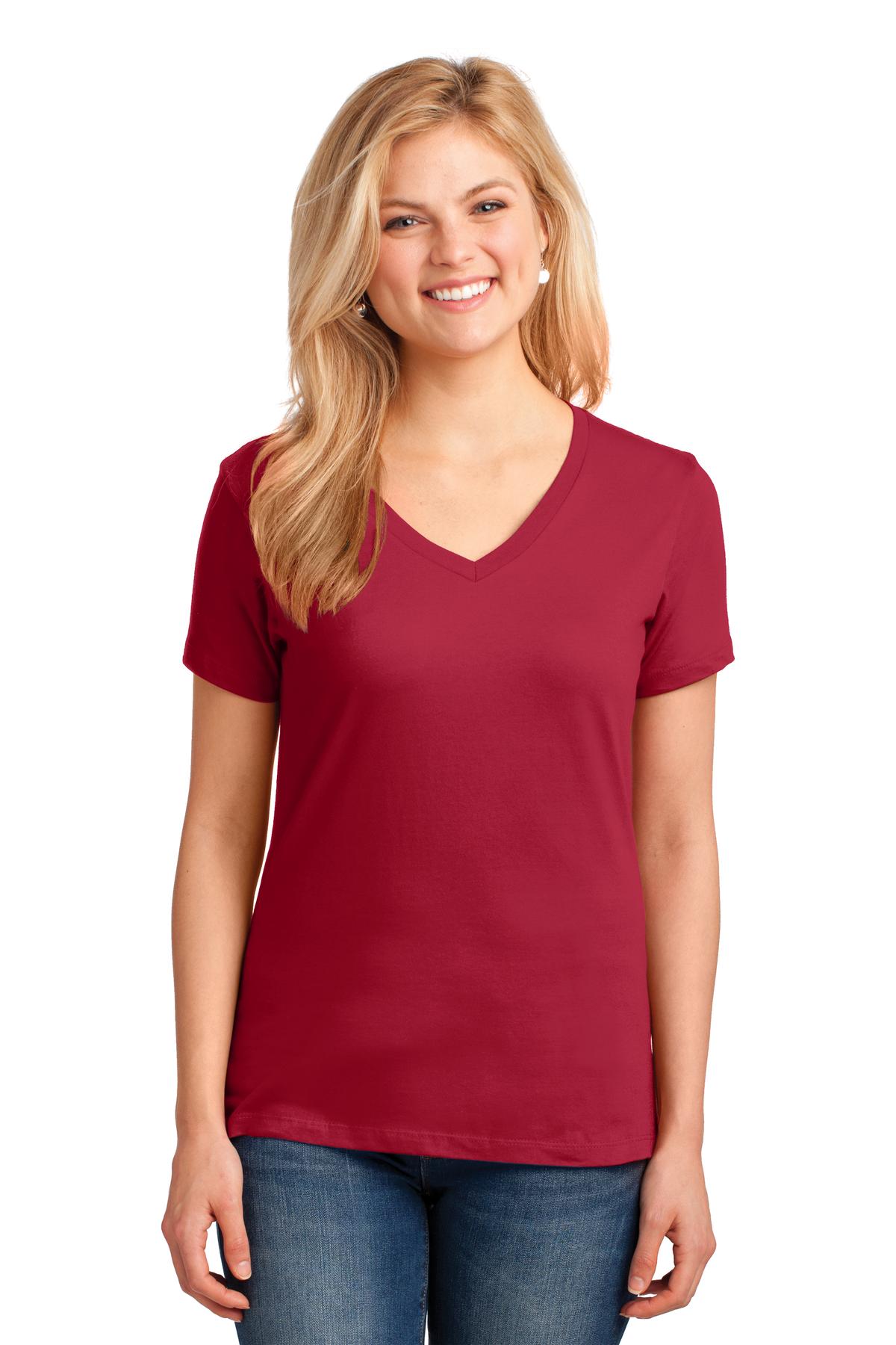Photo of Port & Company Ladies LPC54V  color  Red
