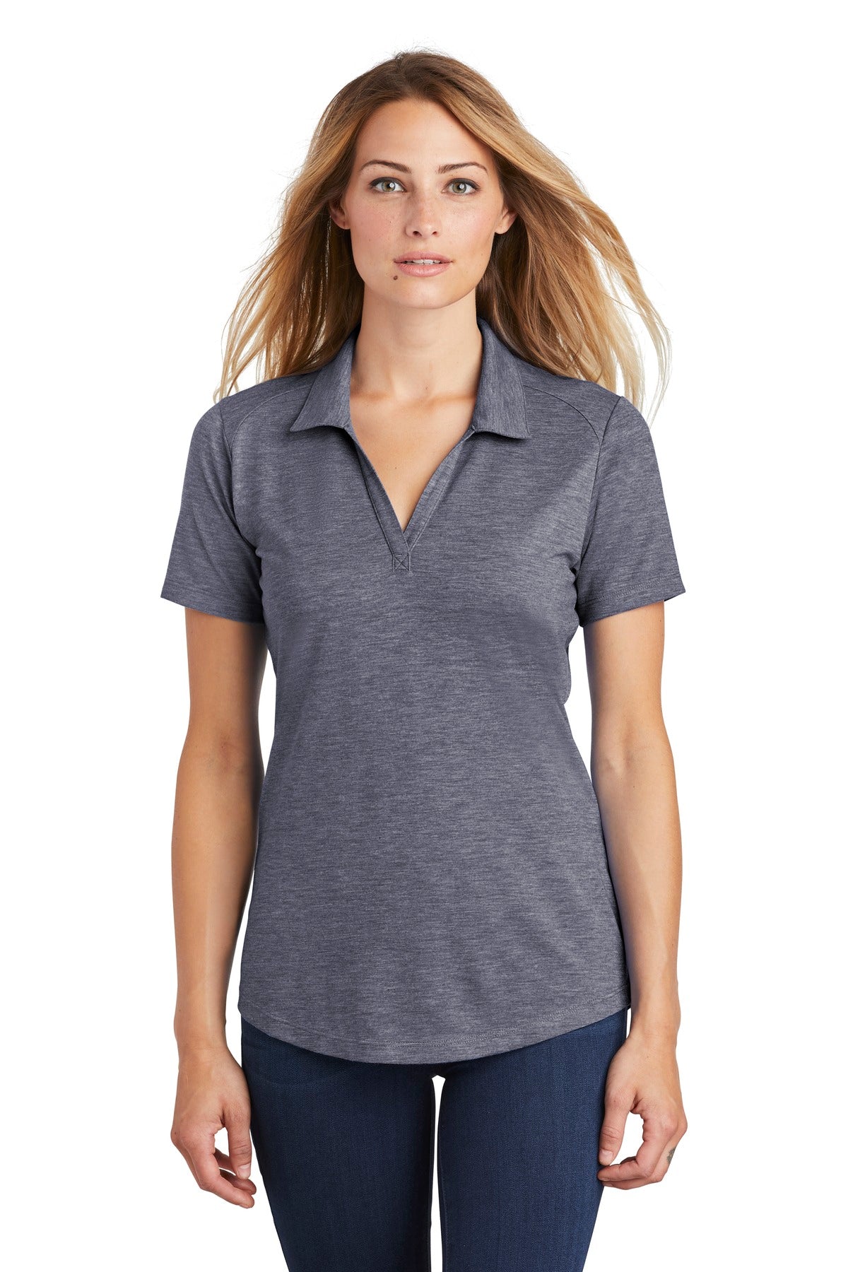 Photo of Sport-Tek Ladies LST405  color  True Navy Heather