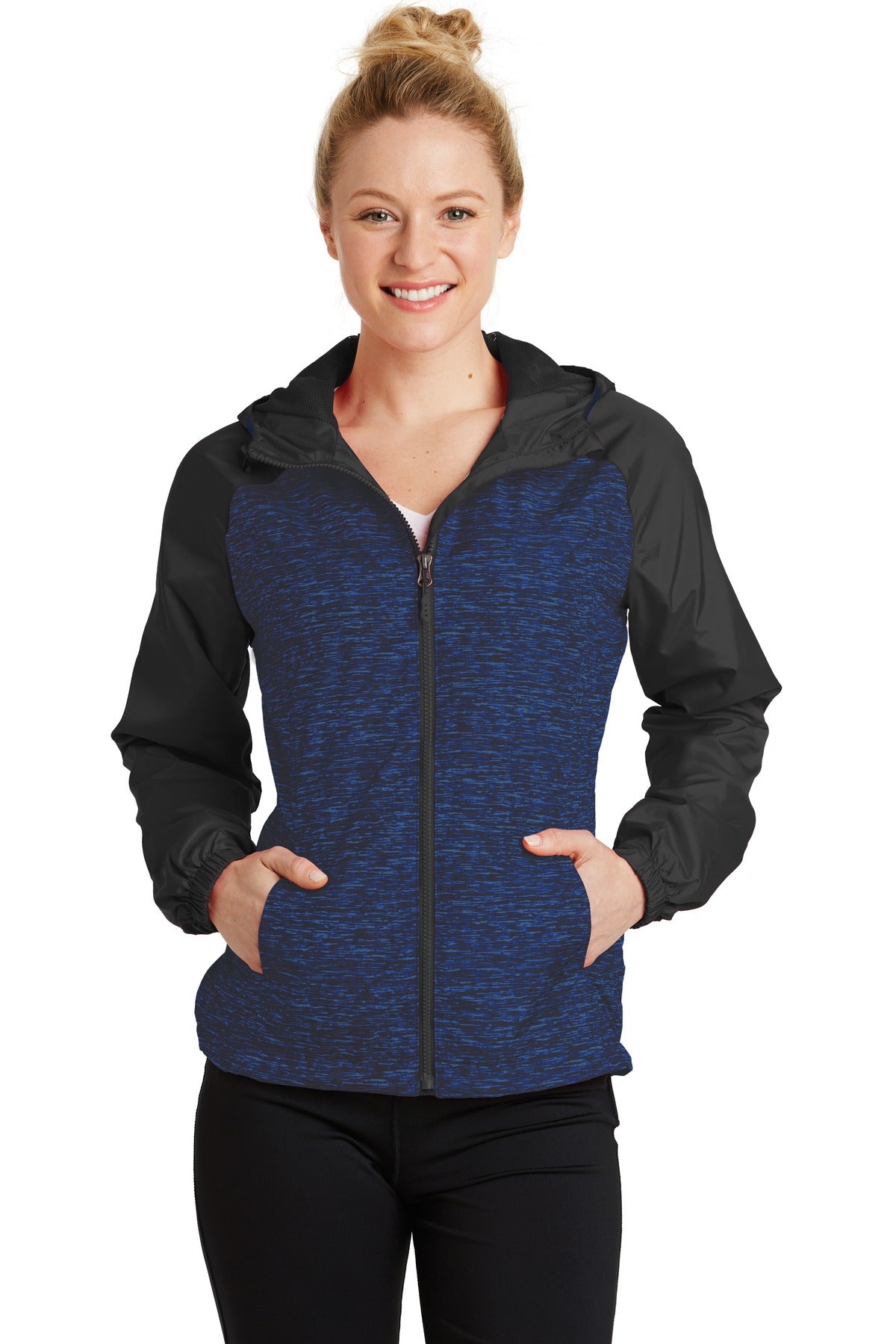 Photo of Sport-Tek Ladies LST40  color  True Royal Heather/ Black