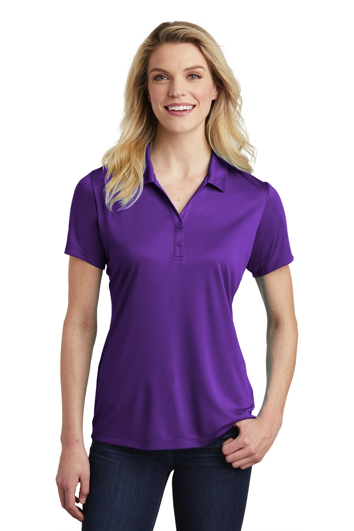 Photo of Sport-Tek Ladies LST550  color  Purple