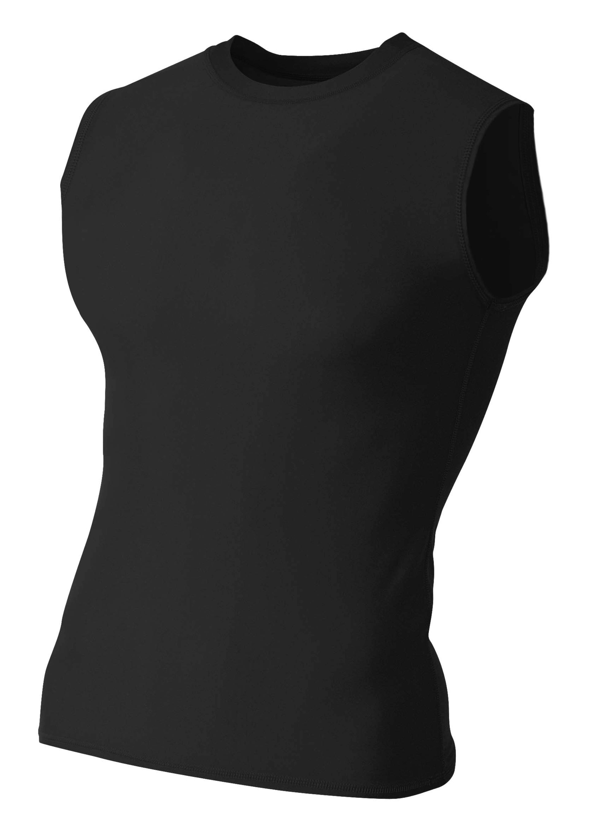 Photo of A4 COMPRESSION TOP NB2306  color  BLACK